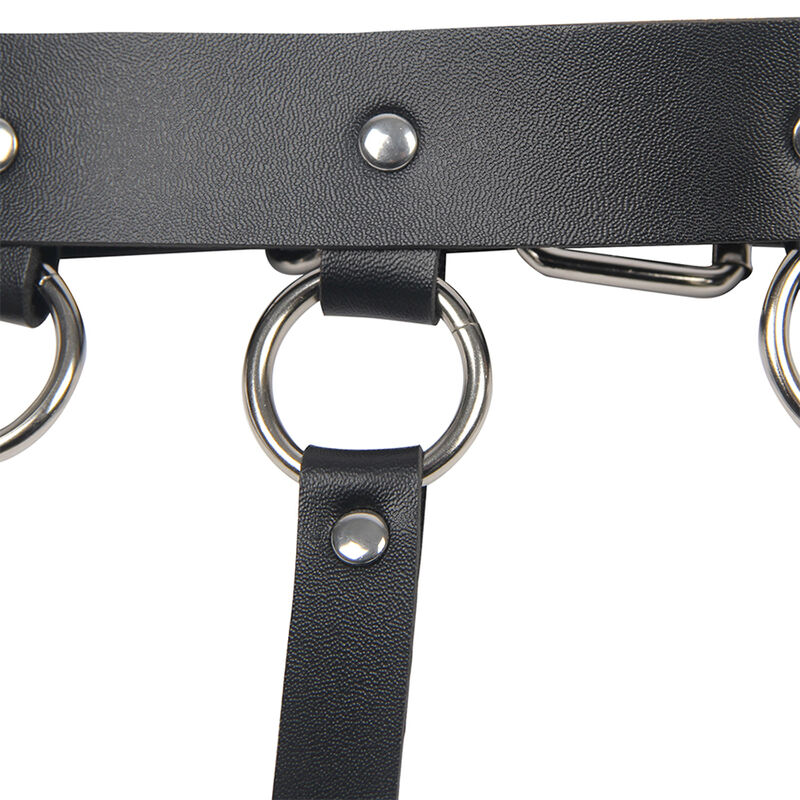 Subblime Fetish-Imbracatura per petto con grande anello e catene - One · Accessori lingerie (imaginea 9)