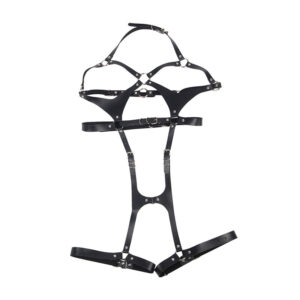 Subblime Fetish-Imbracatura Full Body con Fibbie in Pelle Nero One Size · Accessori lingerie (immagine 5)