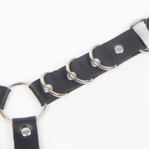Subblime Fetish-Imbracatura per cintura e giubbotti con anelli e catena 15 Subblime Fetish-Imbracatura per cintura e giubbotti con anelli e catena · Accessori lingerie (imaginea 5)