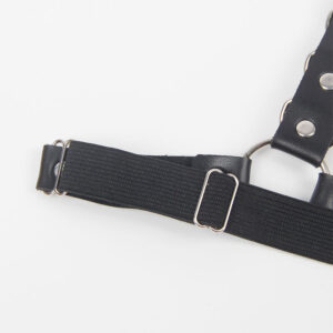 Subblime Fetish-Imbracatura per cintura e giubbotti con anelli e catena 13 Subblime Fetish-Imbracatura per cintura e giubbotti con anelli e catena · Accessori lingerie (imaginea 3)