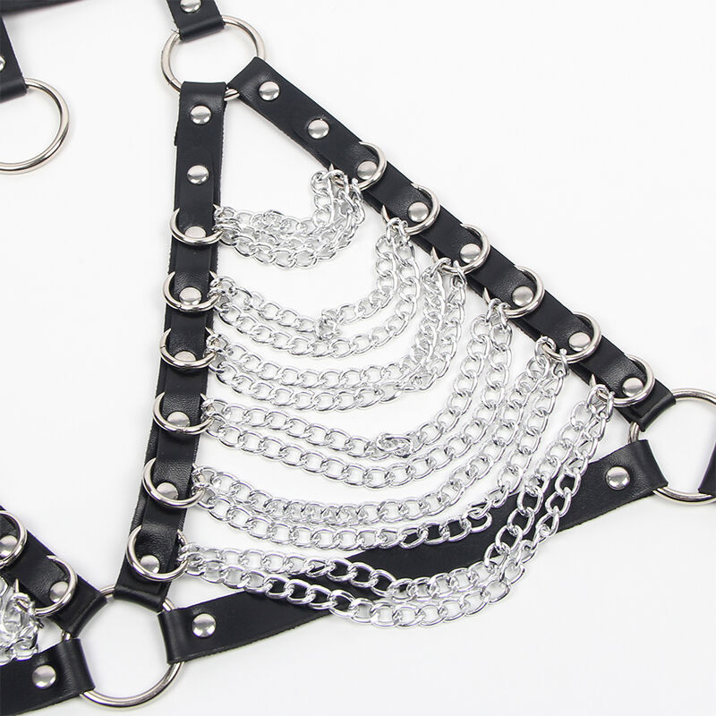 Subblime Fetish-Imbracatura per Busto e Collana a Catena, Dimensioni · Accessori lingerie (imaginea 5)