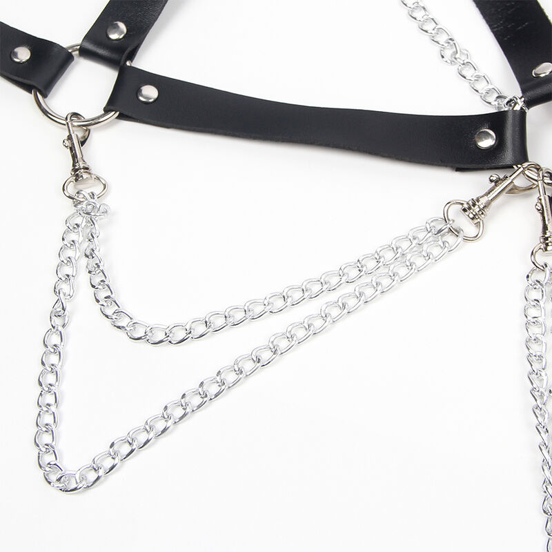 Subblime Fetish-Imbracatura Reggiseno con Dettaglio Catena One Size-Metal · Accessori lingerie (immagine 8)