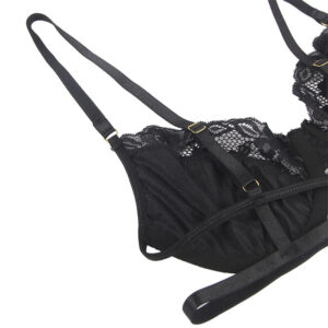 Subblime-Set di 3 Pezzi Reggiseno + Tanga + Pizzo Giarrettiera 16 Subblime-Set di 3 Pezzi Reggiseno + Tanga + Pizzo Giarrettiera · Lingerie sexy donna (imaginea 7)