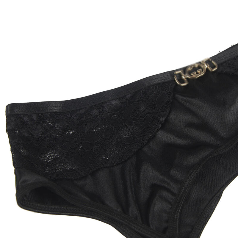 Subblime-Set di 3 Pezzi Reggiseno + Tanga + Pizzo Giarrettiera 3 Subblime-Set di 3 Pezzi Reggiseno + Tanga + Pizzo Giarrettiera · Lingerie sexy donna (imaginea 4)