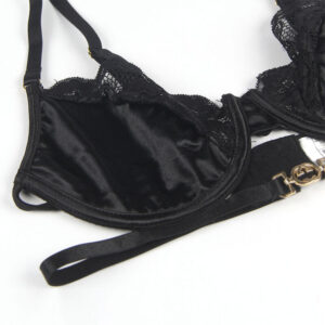 Subblime-Set di 3 Pezzi Reggiseno + Tanga + Pizzo Giarrettiera 12 Subblime-Set di 3 Pezzi Reggiseno + Tanga + Pizzo Giarrettiera · Lingerie sexy donna (imaginea 3)