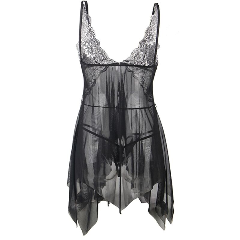 Subblime-Babydoll di tulle con pizzo al petto 6 Subblime-Babydoll di tulle con pizzo al petto · Lingerie sexy donna (imaginea 6)