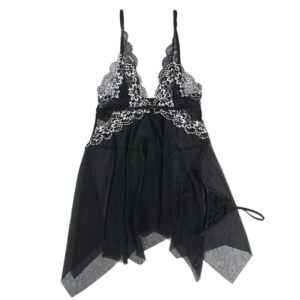 Subblime-Babydoll di tulle con pizzo al petto 15 Subblime-Babydoll di tulle con pizzo al petto · Lingerie sexy donna (imaginea 5)