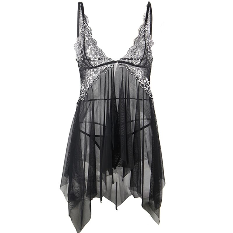 Subblime-Babydoll di tulle con pizzo al petto 3 Subblime-Babydoll di tulle con pizzo al petto · Lingerie sexy donna (imaginea 3)