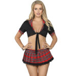 Subblime-Costume scolastico sexy con gonna piegata e top · Costumi & Giochi di ruolo