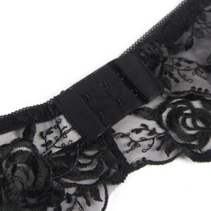 Subblime-Set 3 Pezzi Reggiseno, Tanga e Giarrettiera con Stampa · Lingerie sexy donna (immagine 5)