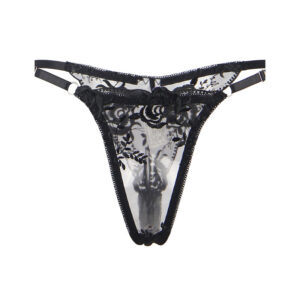 Subblime-Set 3 Pezzi Reggiseno, Tanga e Giarrettiera con Stampa · Lingerie sexy donna (immagine 9)