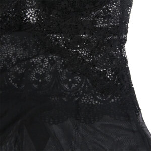 Subblime-Babydoll di tulle con pizzo e dettaglio floreale 13 Subblime-Babydoll di tulle con pizzo e dettaglio floreale · Lingerie sexy donna (imaginea 4)
