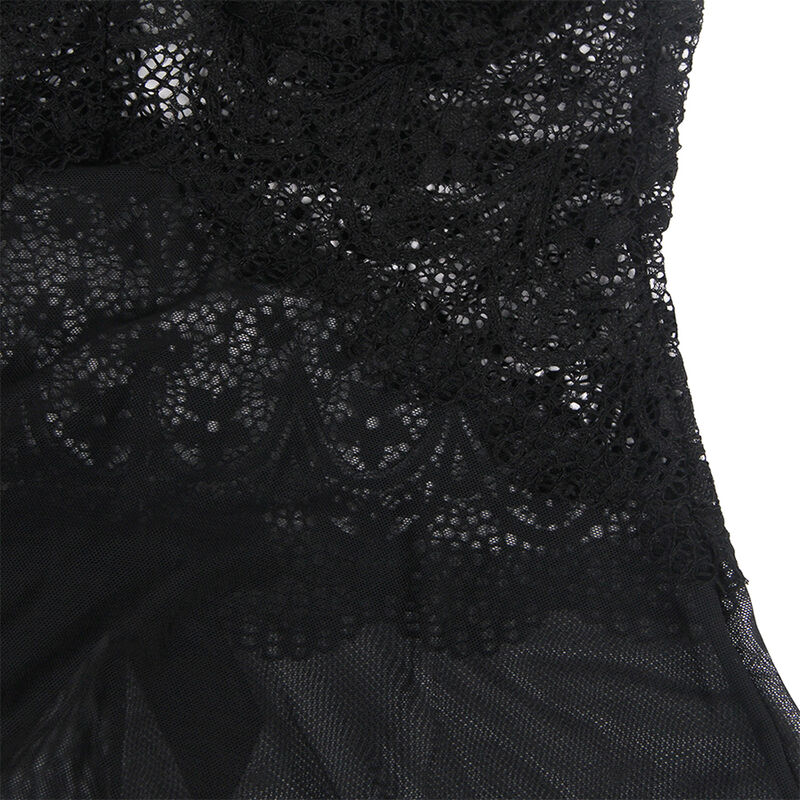 Subblime-Babydoll di tulle con pizzo e dettaglio floreale 3 Subblime-Babydoll di tulle con pizzo e dettaglio floreale · Lingerie sexy donna (imaginea 4)