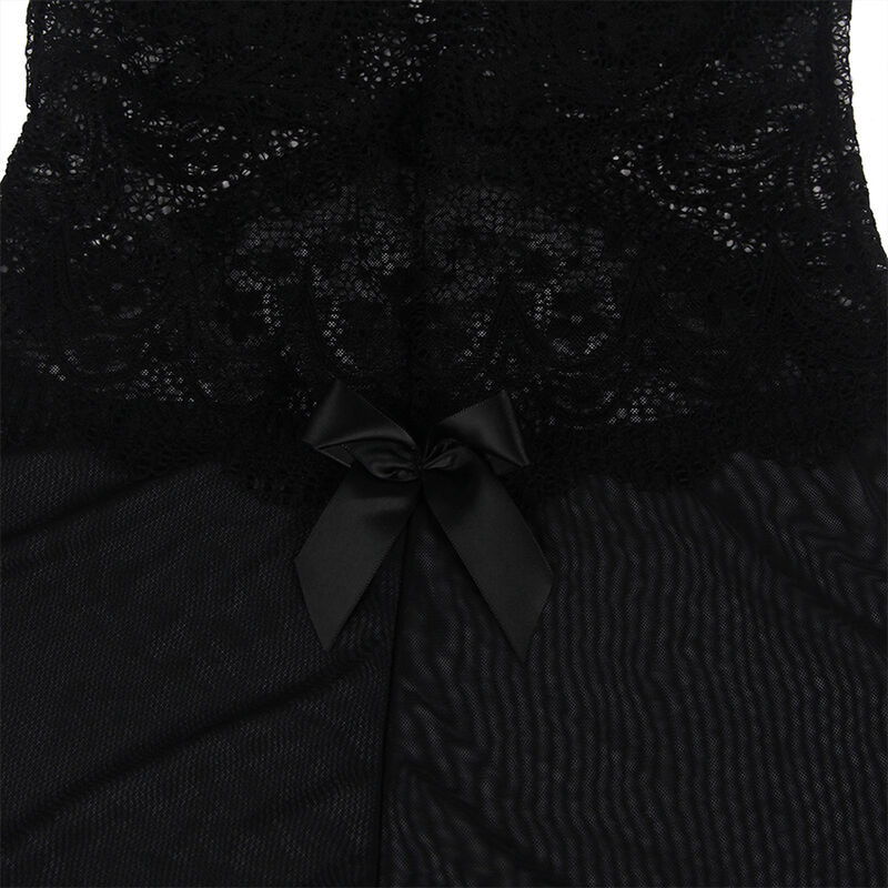 Subblime-Babydoll di tulle con pizzo e dettaglio floreale 6 Subblime-Babydoll di tulle con pizzo e dettaglio floreale · Lingerie sexy donna (imaginea 7)