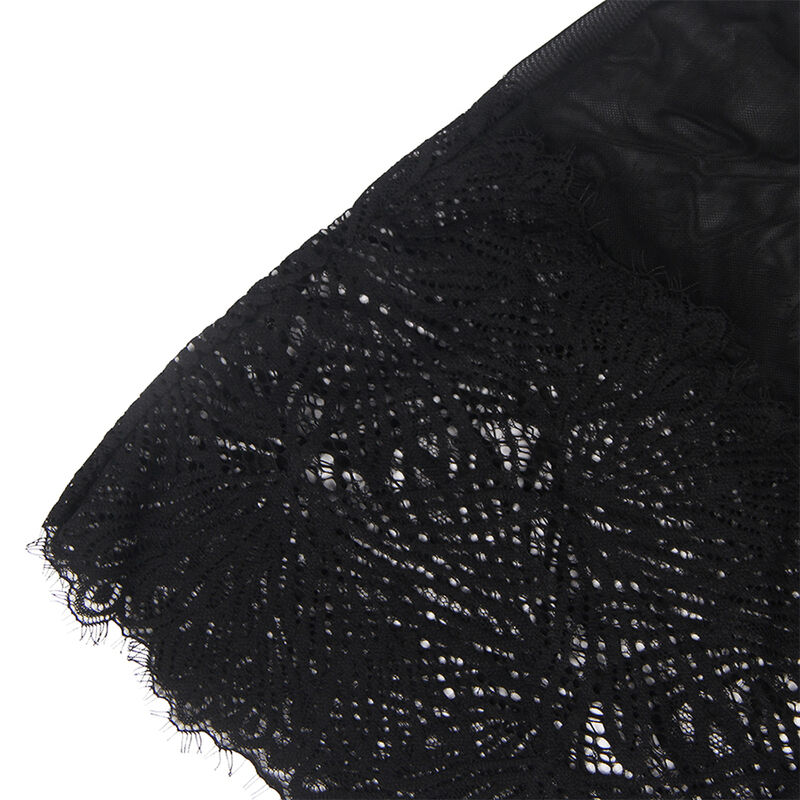 Subblime-Babydoll con bretelle regolabili in pizzo Nero · Lingerie sexy donna (imaginea 8)