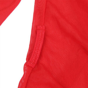 Subblime-Vestito Trasparente di Tulle con Pizzo, Rosso · Lingerie sexy donna (imaginea 9)