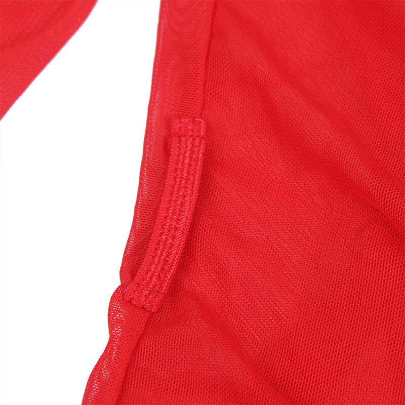 Subblime-Vestito Trasparente di Tulle con Pizzo, Rosso · Lingerie sexy donna (imaginea 9)