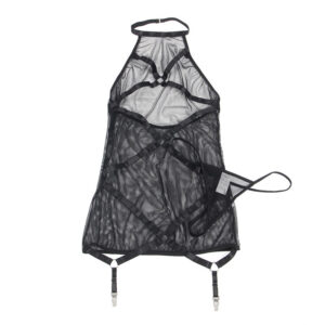 Subblime-Abito Trasparente Halter Nera · Lingerie sexy donna (imaginea 4)