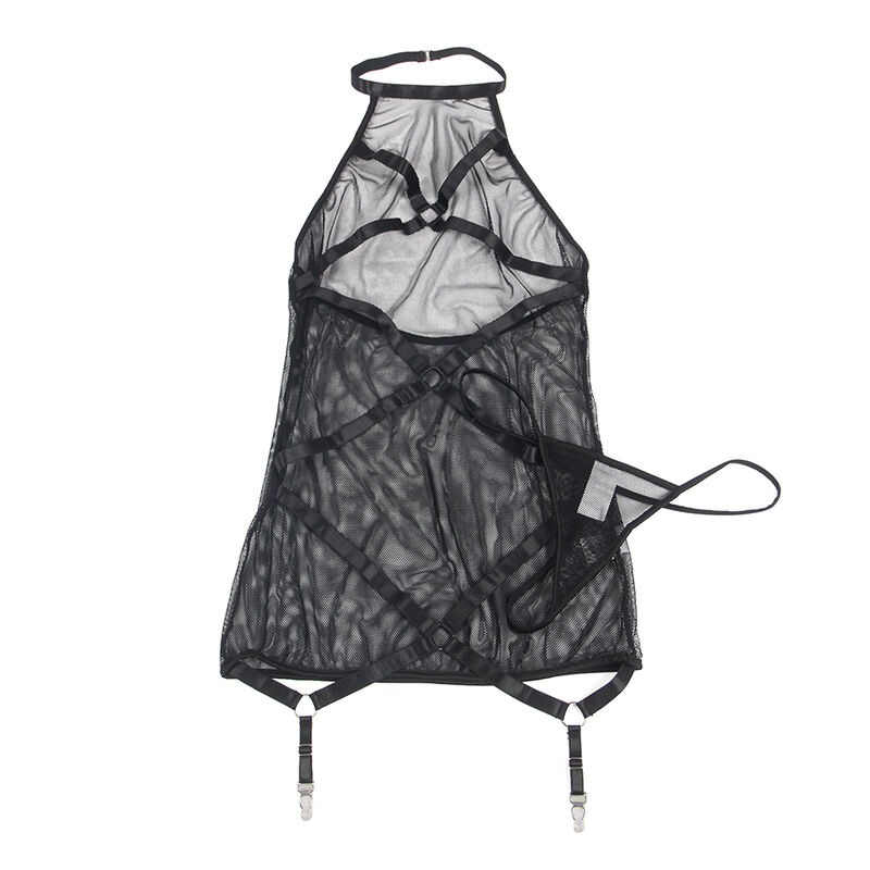 Subblime-Abito Trasparente Halter Nera · Lingerie sexy donna (imaginea 4)