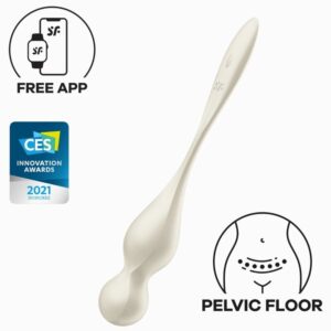 Satisfyer Balls-Love Birds Palline vaginali Vibrante, Silicone