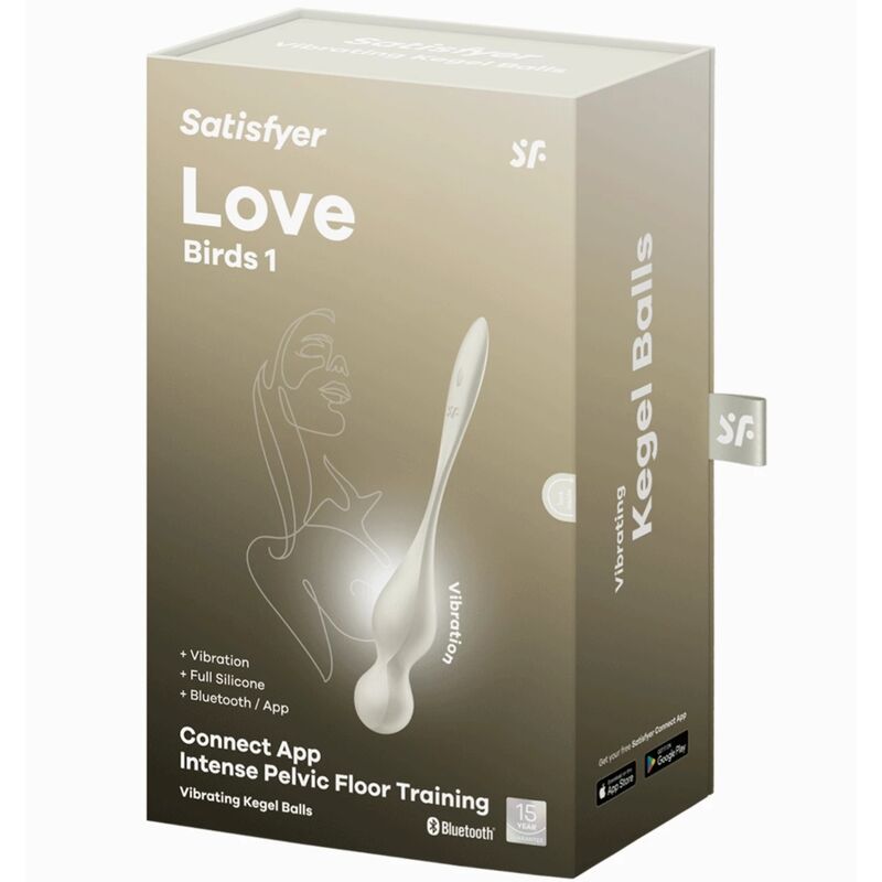 Satisfyer Balls-Love Birds Palline vaginali Vibrante, Silicone · Giocattoli anali (imaginea 3)