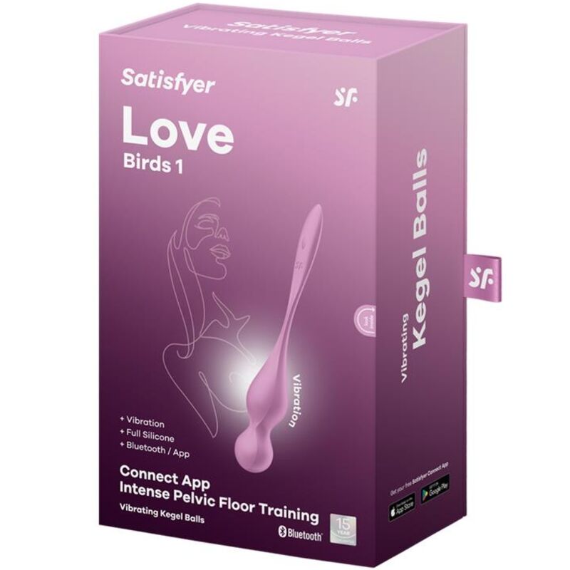 Satisfyer Balls-Love Birds Palline vaginali Vibrante, Silicone · Giocattoli anali (imaginea 11)