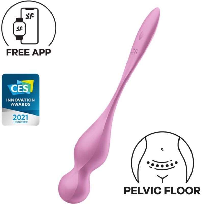 Satisfyer Balls-Love Birds Palline vaginali Vibrante, Silicone · Giocattoli anali (imaginea 7)