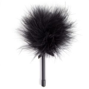 Secretplay 100% Fetish-Mini Duster Nero con Pene