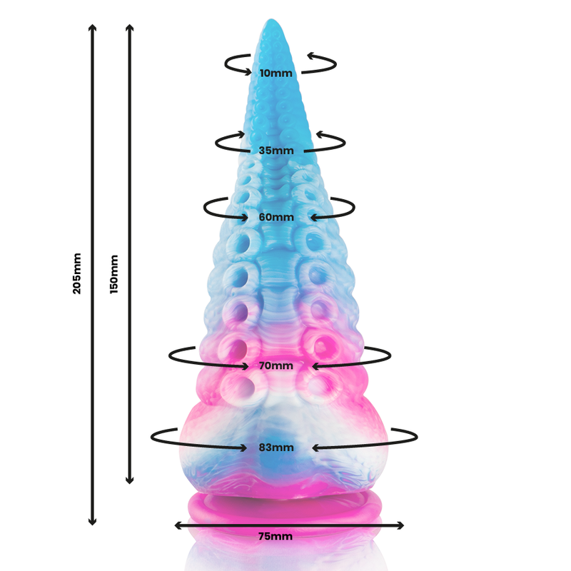 Epic-Dildo con Tentacolo Phorcys Blu Grande Dimensione · Dildo & Stimolatori (immagine 5)