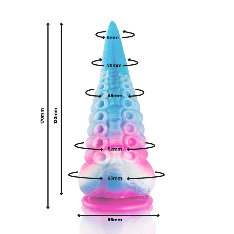 Epic-Phorcys Dildo Tentacoli Blu, Piccole Dimensioni-Silicone 2 Epic-Phorcys Dildo Tentacoli Blu, Piccole Dimensioni-Silicone · Dildo & Stimolatori (imaginea 2)