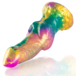 Epic-Iris Dildo con testicoli arcobaleno del piacere-silicone · Dildo & Stimolatori