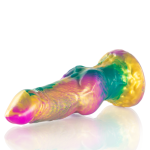 Epic-Iris Dildo con testicoli arcobaleno del piacere-silicone · Dildo & Stimolatori (imaginea 5)