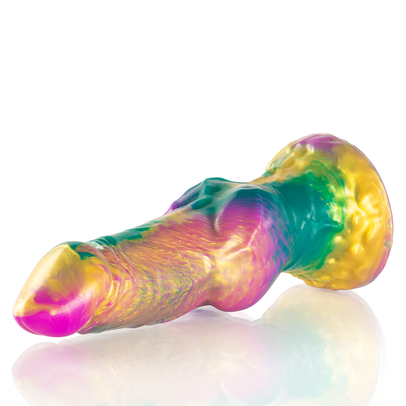 Epic-Iris Dildo con testicoli arcobaleno del piacere-silicone · Dildo & Stimolatori (imaginea 5)
