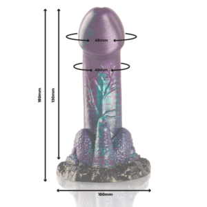 Epic-Basilisk Dildo Doppio con Squame, Piccole Dimensioni-Silicone · Dildo & Stimolatori (immagine 3)