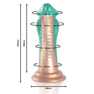 Epic-Python Dildo Cobra Green-Silicone · Dildo & Stimolatori (imaginea 3)