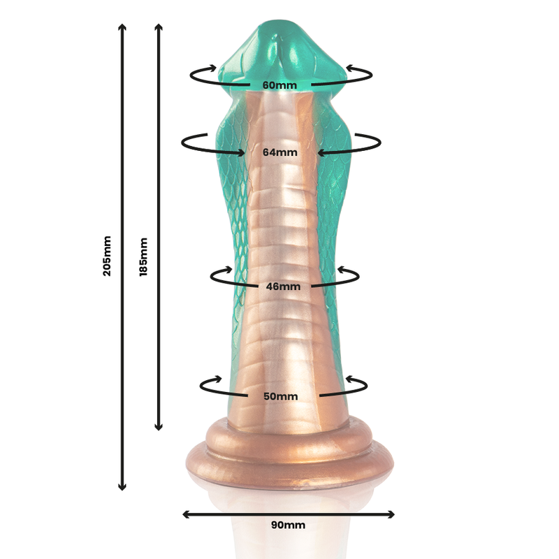 Epic-Python Dildo Cobra Green-Silicone 3 Epic-Python Dildo Cobra Green-Silicone · Dildo & Stimolatori (imaginea 3)