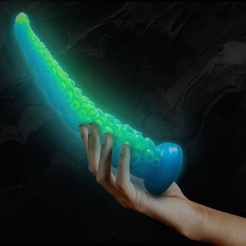 Epic-Scylla Dildo con tentacoli sottili fluorescenti, dimensioni · Dildo & Stimolatori (imaginea 9)