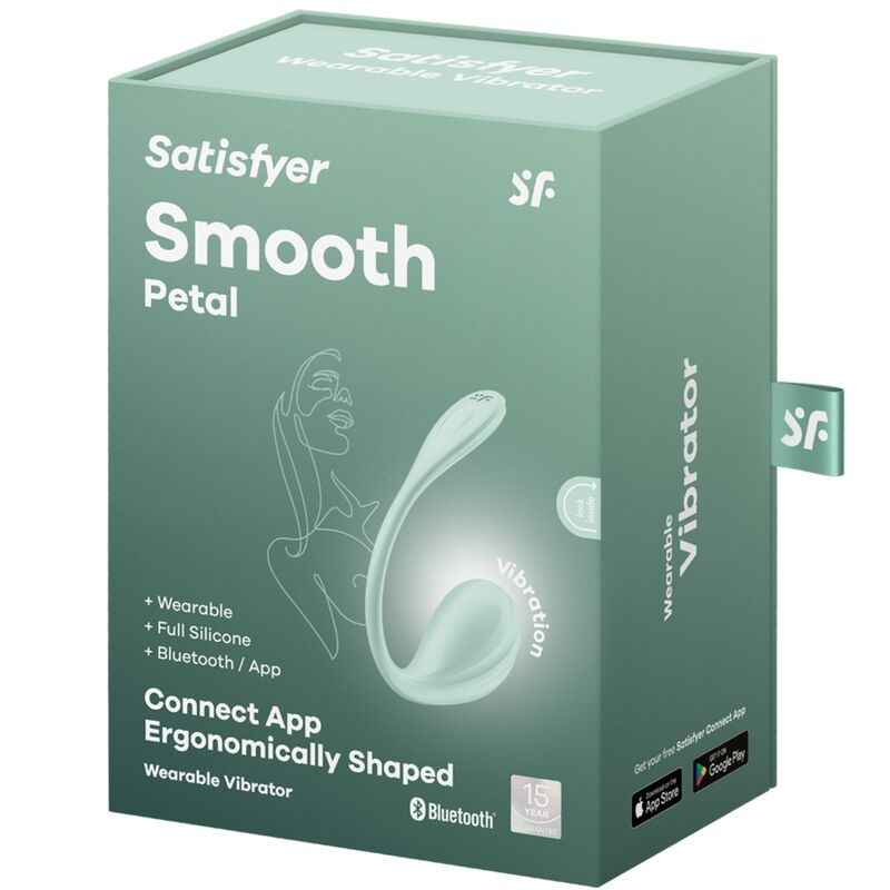 Satisfyer Partner-Smooth Petalo Stimolatore G-point Verde acqua · Giocattoli per coppie (imaginea 5)