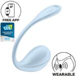 Satisfyer Partner-Smooth Petal Stimolatore G-point Blu Cielo · Giocattoli per coppie