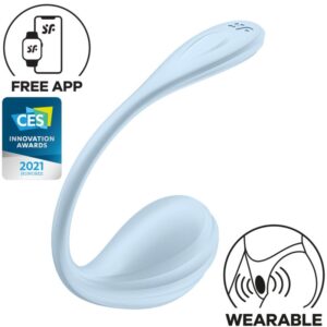 Satisfyer Partner-Smooth Petal Stimolatore G-point Blu Cielo 7 Satisfyer Partner-Smooth Petal Stimolatore G-point Blu Cielo · Giocattoli per coppie