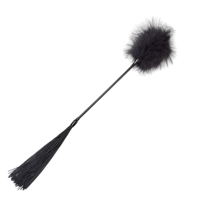 Secretplay 100% Fetish-Duster con Pene + Bici Nero 1 Secretplay 100% Fetish-Duster con Pene + Bici Nero · Accessori BDSM