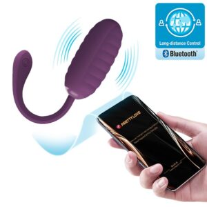App Series-Casper Purple Uovo Vibratore Ricaricabile, Viola-Silicone — PRETTY LOVE · Vibratori
