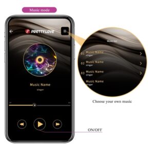 App Series-Casper Purple Uovo Vibratore Ricaricabile, Viola-Silicone — PRETTY LOVE · Vibratori (imaginea 2)