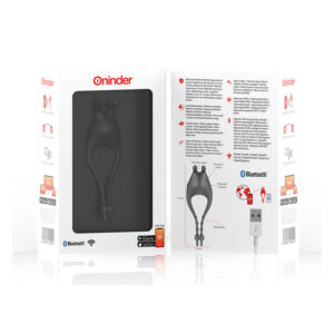 Oninder-Pampa Anello Vibratore Regolabile Ricaricabile con Stimolatore 14 Oninder-Pampa Anello Vibratore Regolabile Ricaricabile con Stimolatore · Anelli & Guaine per pene (immagine 6)