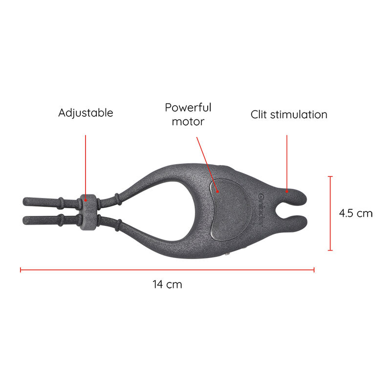 Oninder-Pampa Anello Vibratore Regolabile Ricaricabile con Stimolatore 4 Oninder-Pampa Anello Vibratore Regolabile Ricaricabile con Stimolatore · Anelli & Guaine per pene (immagine 4)