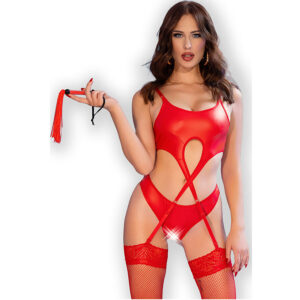 Chilirose-CR-4625 Set Quattro Parti Crotchless · Lingerie sexy donna