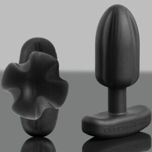Electrastim-Tartaro Plug anale Quadripolare Silicone Nero-Rotazione · Accessori BDSM (imaginea 7)