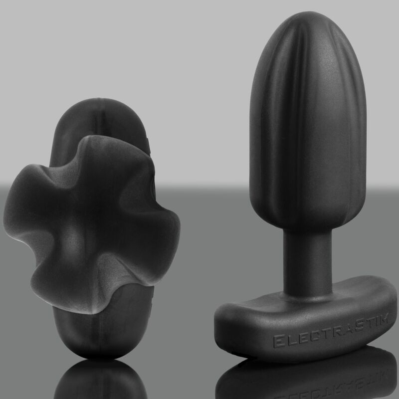 Electrastim-Tartaro Plug anale Quadripolare Silicone Nero-Rotazione · Accessori BDSM (imaginea 7)