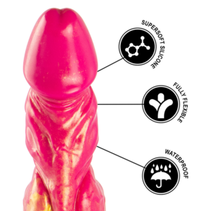 Epic-Cerberus Dildo Mitologico Fuoco-Silicone · Dildo & Stimolatori (immagine 8)