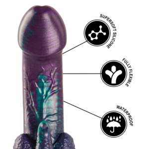 Epic-Basilisk Dildo Doppio con Squame, Piccole Dimensioni-Silicone · Dildo & Stimolatori (immagine 7)
